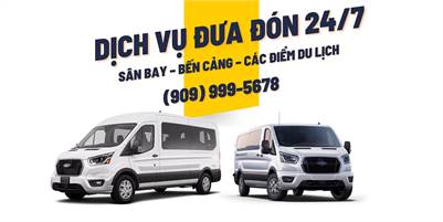DỊCH VỤ ĐƯA ĐÓN 24/7 Sân Bay– Bến Cảng *Xe 4-15 chỗ, rộng rãi, sạch...