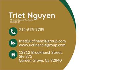 Triet Nguyen - IRS Enrolled Agent/ Tax Advisor Services